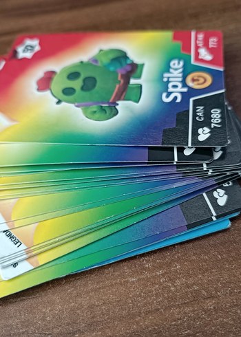 Renkli Brawl Stars Kart Oyunu Seti - Görsel 4