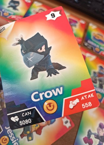 Renkli Brawl Stars Kart Oyunu Seti - Görsel 2