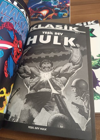Yeşil Dev Hulk Klasik Çizgi Roman Seti
