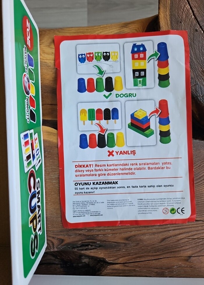 Smartcups kutu oyunu  - Görsel 3