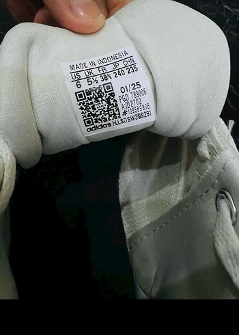 Beyaz Bağcıklı erkek çocuk  Spor Ayakkabı - Görsel 5