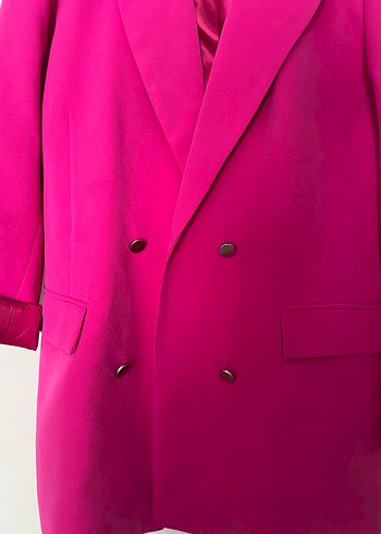 Pembe PMidi Kadın Blazer Ceket - Görsel 2