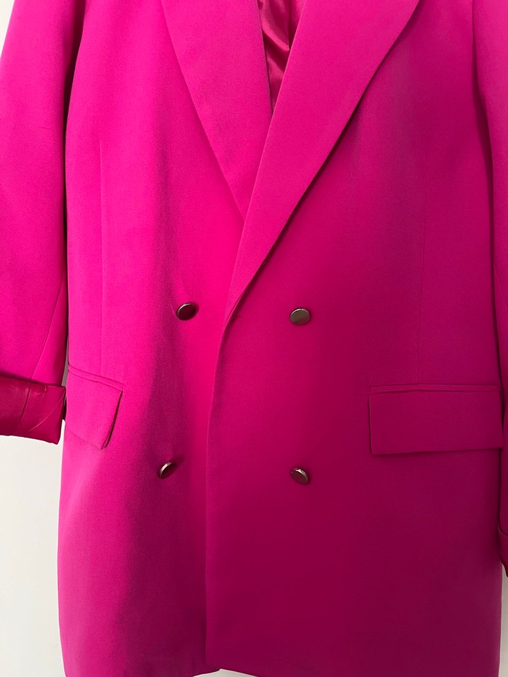 Pembe PMidi Kadın Blazer Ceket - Görsel 2