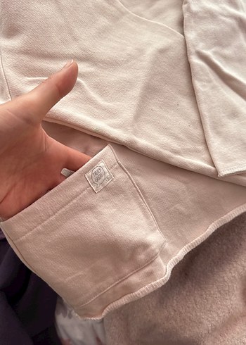 Bej Kız Çocuk Uzun Kollu Basic - Görsel 2