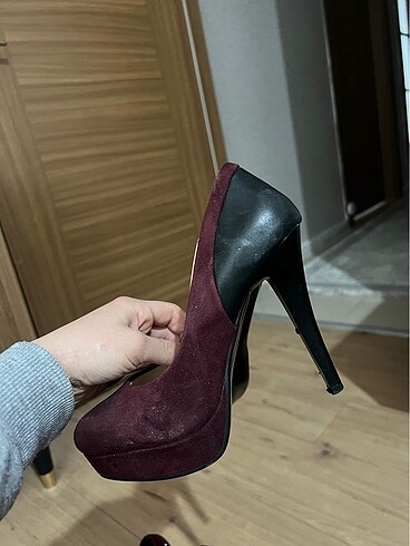 Diğer Bordo topuklu