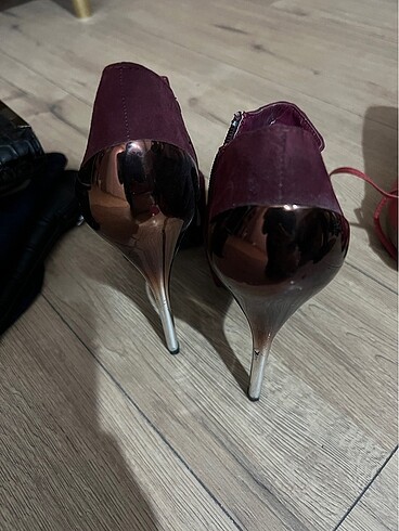 Diğer Bordo topuklu