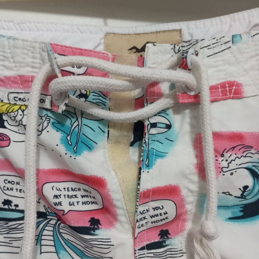 Hollister Erkek Baskılı Mini Şort - Görsel 2