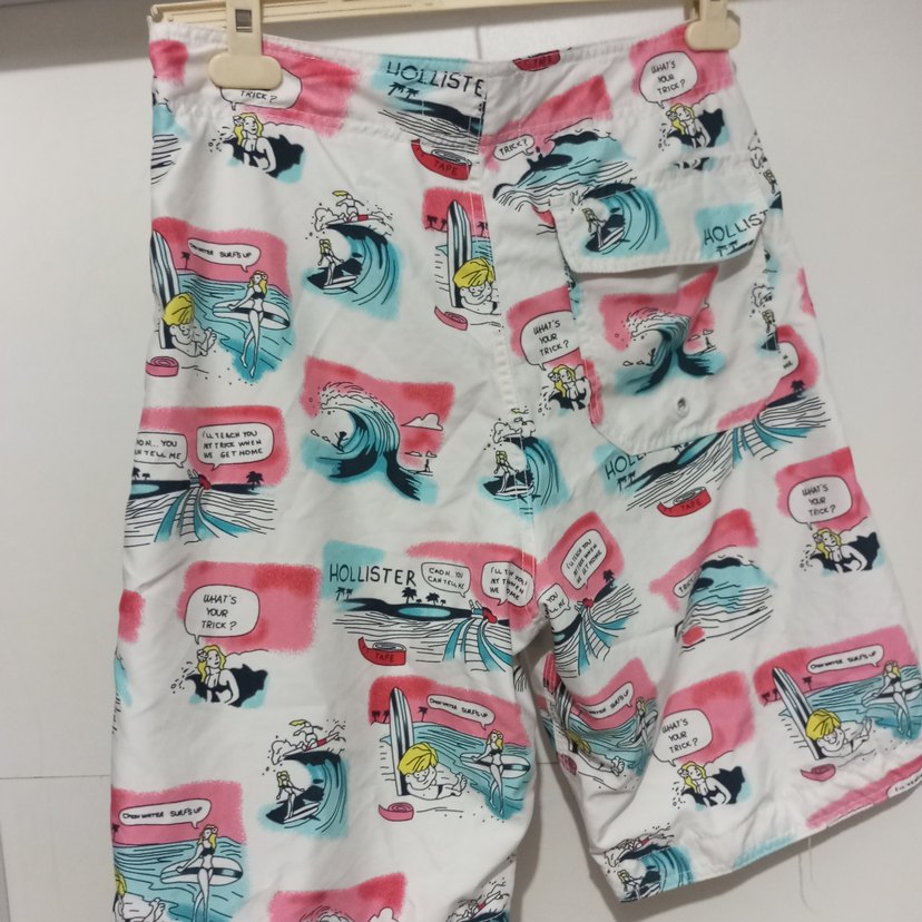 Hollister Erkek Baskılı Mini Şort - Görsel 3