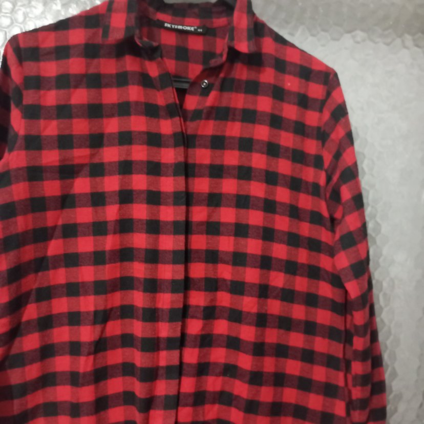 ekose gömlek tunik kışa uygun - Görsel 2