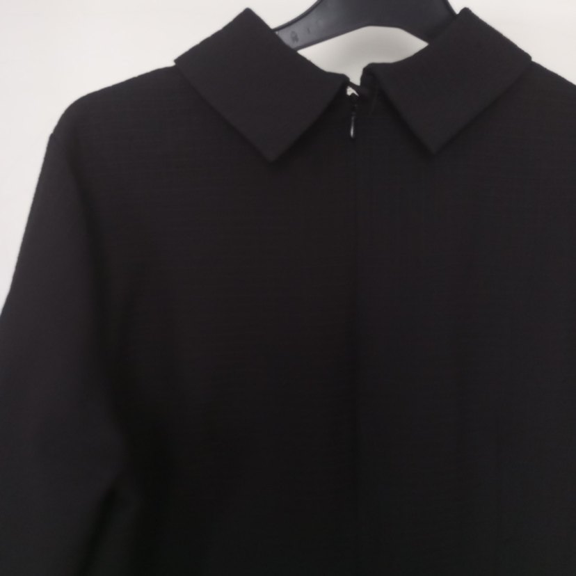 Kadın Siyah Uzun Kollu Uzun Tunik - Görsel 4