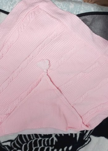 Pembe Örgü kundak - Görsel 2