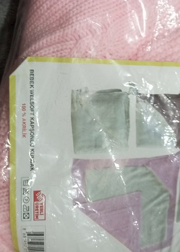 Pembe Örgü kundak - Görsel 8