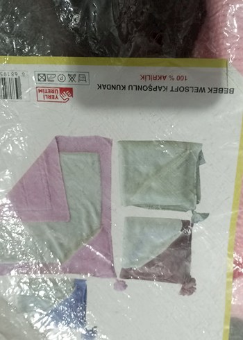 Pembe Örgü kundak - Görsel 4