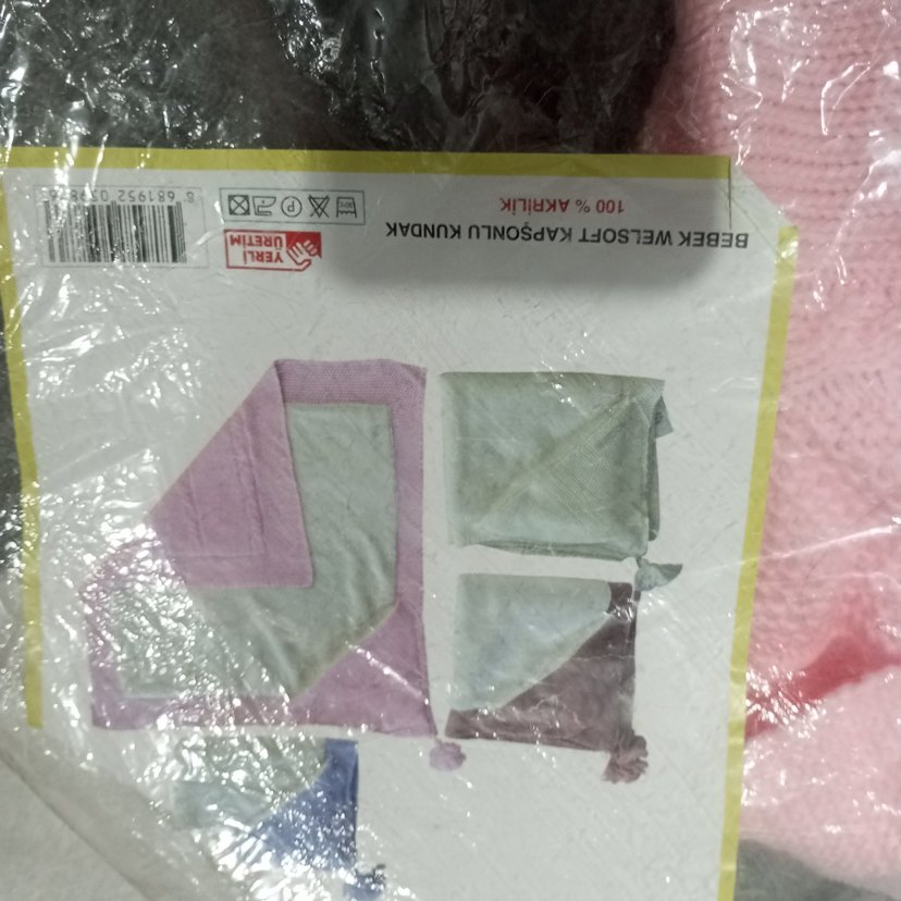 Pembe Örgü kundak - Görsel 4