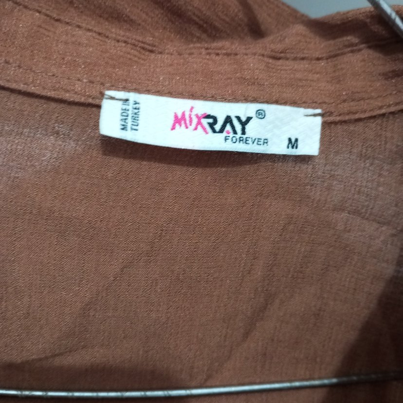 taba renk yazlık  kumaş gömlek tunik - Görsel 4