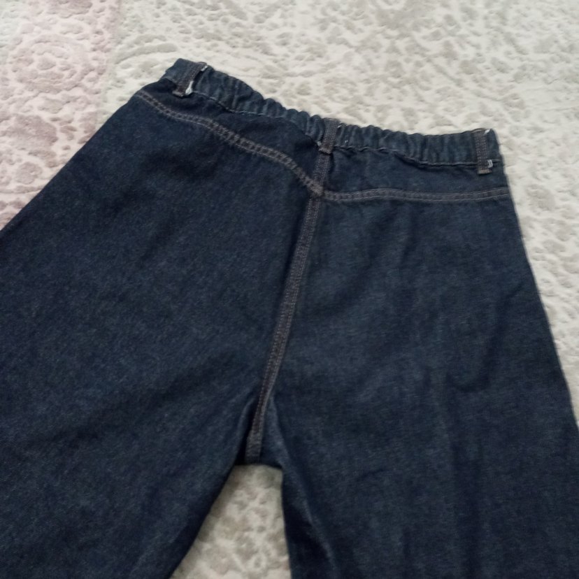 levidor marka 
Lacivert Rahat Kesim Kadın Kot Pantolon - Görsel 5