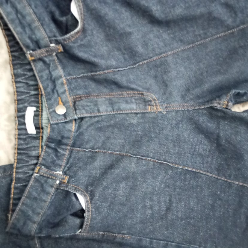 levidor marka 
Lacivert Rahat Kesim Kadın Kot Pantolon - Görsel 4