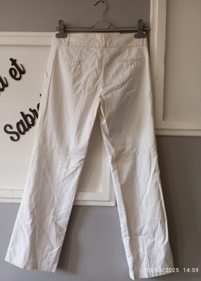FAMELİN marka beyaz pantolon 38 beden - Görsel 2
