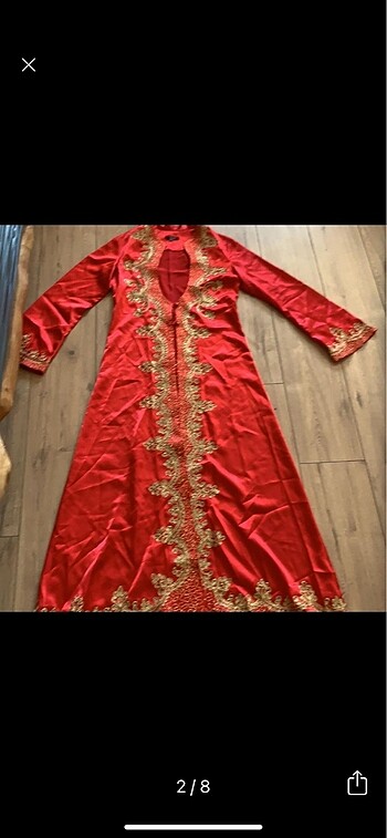 KIRMIZI İŞLEMELİ BİNDALLI
