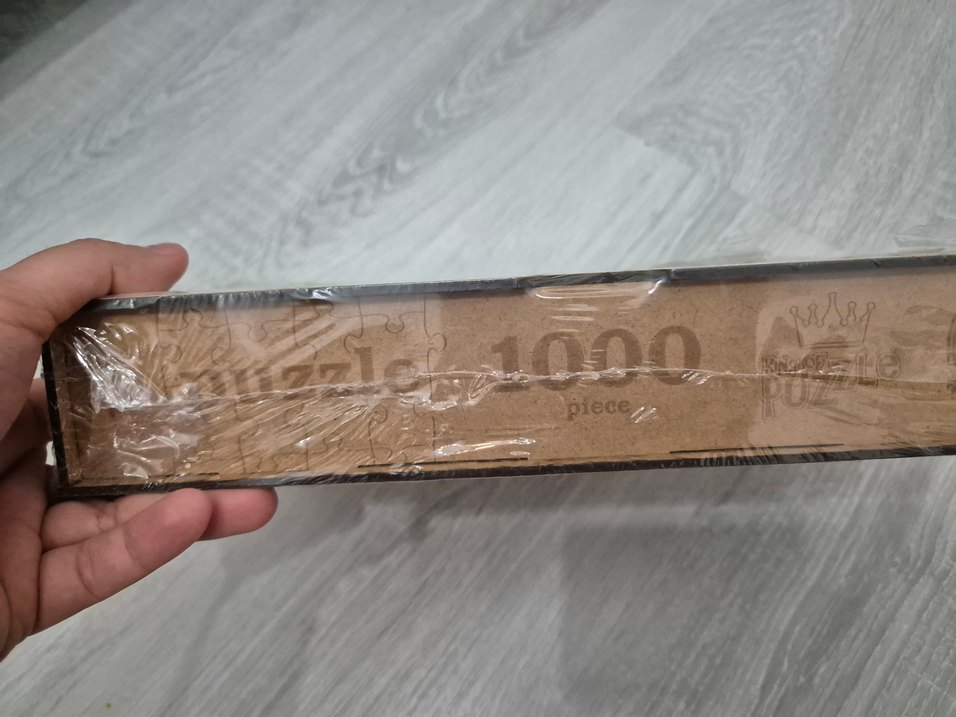 Kahverengi Kudüs Temalı 1000 parca ahşap Puzzle - Görsel 2