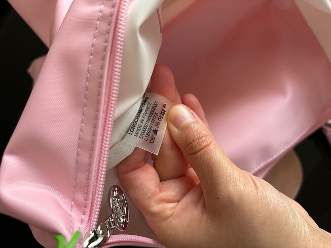 Longchamp Longchamp Le Pliage Full Pembe L size