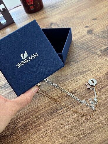 Swarovski İkili Kolye #orijinal