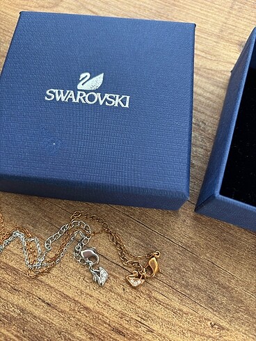  Beden beyaz Renk Swarovski İkili Kolye #orijinal