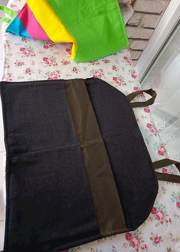 Vintage Desenli Pembe Makyaj Çantası - Görsel 8