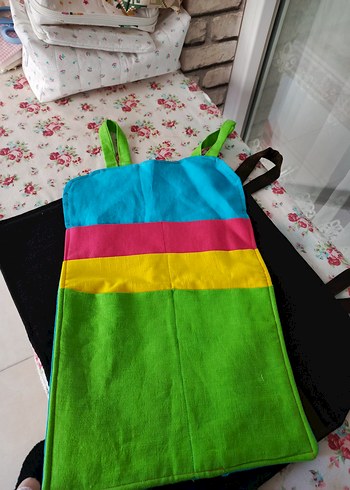 Vintage Desenli Pembe Makyaj Çantası - Görsel 9