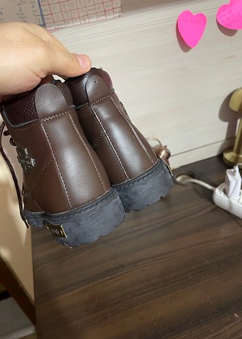Kahverengi Deri Erkek Çocuk Botu - Görsel 3