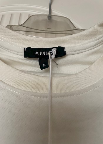 Beyaz Baskılı Uzun Kollu Erkek Tişört - Görsel 3