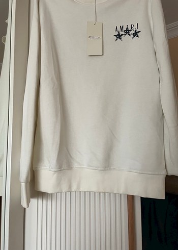 Beyaz Baskılı Uzun Kollu Erkek Tişört - Görsel 5