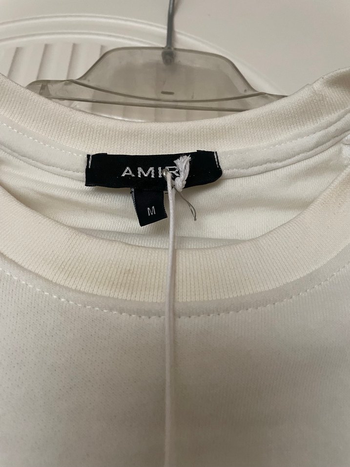 Beyaz Baskılı Uzun Kollu Erkek Tişört - Görsel 3