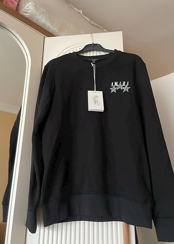 Siyah Uzun Kollu Baskılı Erkek Tişört - Görsel 7