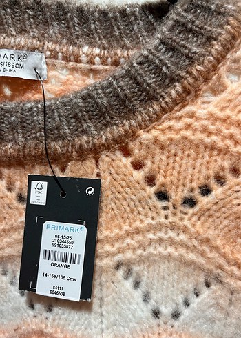 Bohem Tarzı Bağlama Desenli Örgü Kadın Kazak - Görsel 7