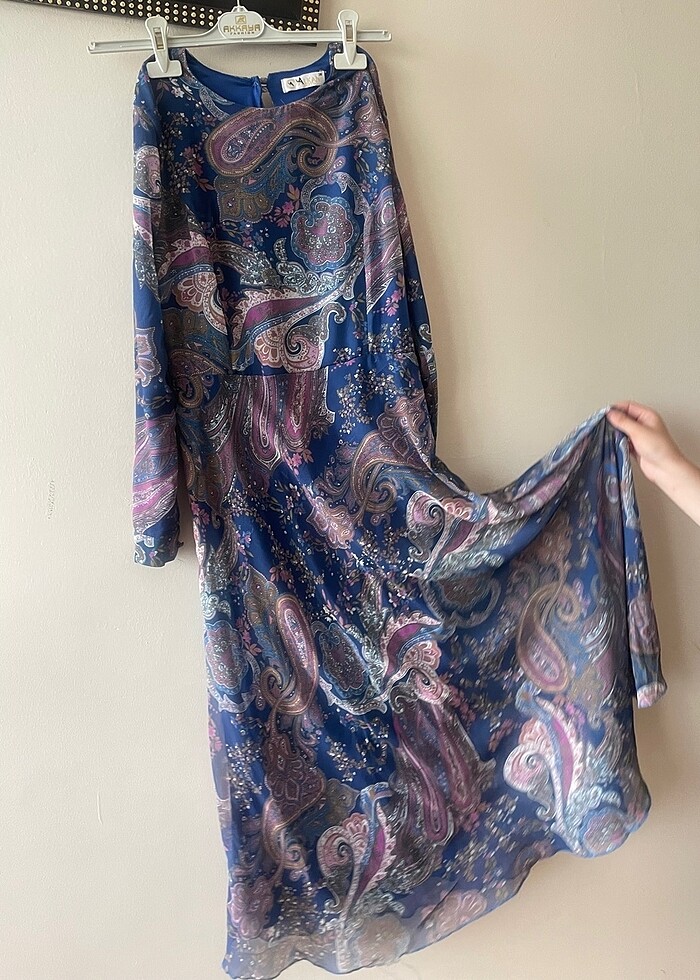 Mavi elbise - Görsel 4