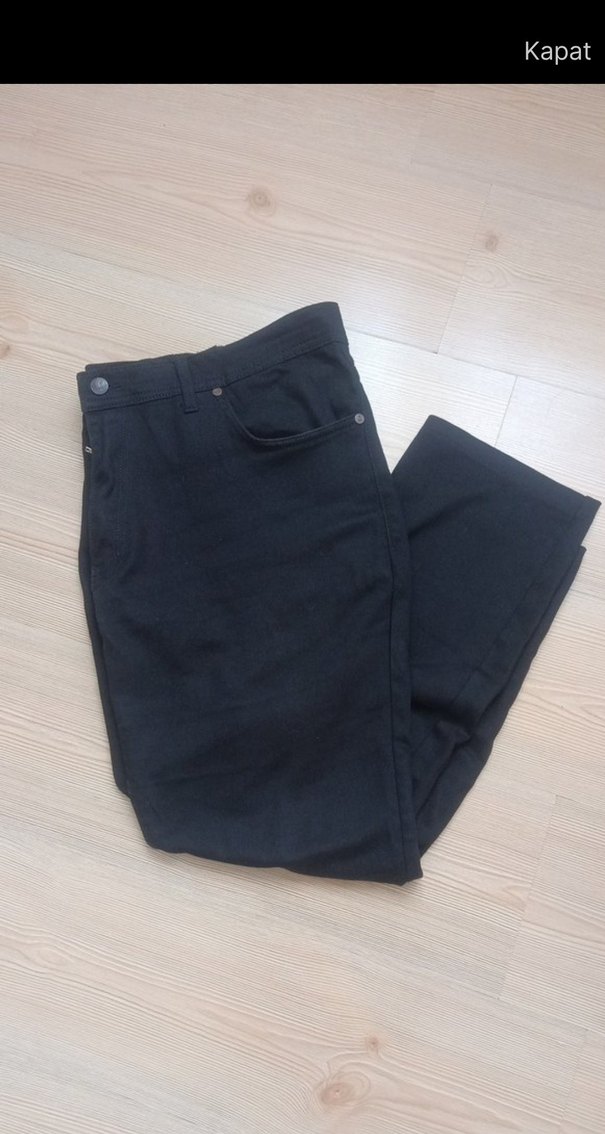 BÜYÜK BEDEN SİYAH PANTOLON - Görsel 3