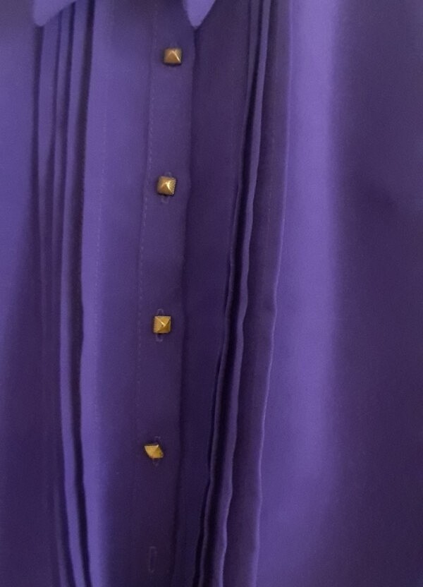 YAKA DETAYLI MOR GÖMLEK  42-44 - Görsel 4