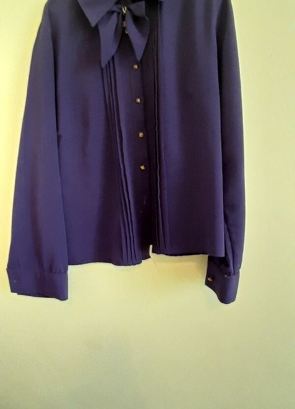 YAKA DETAYLI MOR GÖMLEK  42-44 - Görsel 5