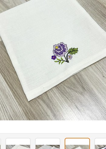 ETAMİN İŞLEMELİ ÇEYİZLİK GELİN DAMAT SECCADE SETİ KUTULU - Görsel 6