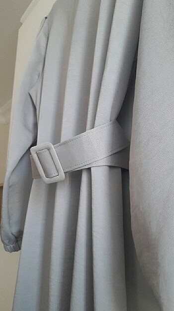 GRİ ABİYE ELBİSE - Görsel 4