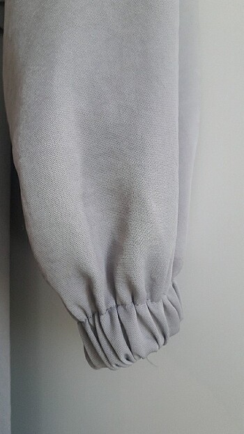 GRİ ABİYE ELBİSE - Görsel 5