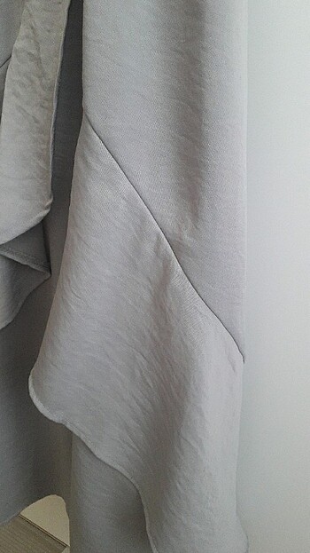 GRİ ABİYE ELBİSE - Görsel 7