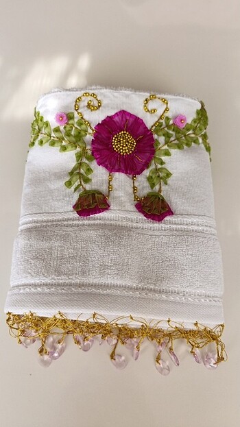 KURDELE İŞİ ÇEYIZLİK HAVLU - Görsel 6