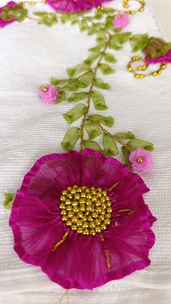 KURDELE İŞİ ÇEYIZLİK HAVLU - Görsel 2