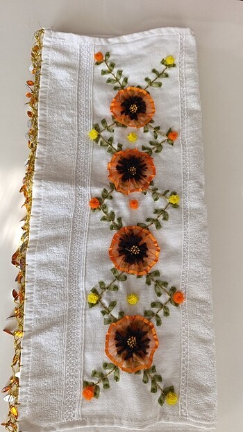 KURDELE İŞİ ÇEYİZLİK HAVLU - Görsel 6