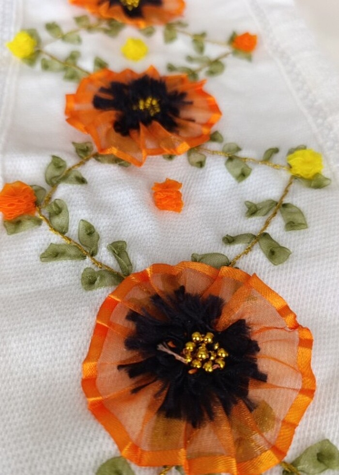 KURDELE İŞİ ÇEYİZLİK HAVLU - Görsel 5