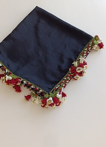 İĞNE OYASI YAZMA???? ZİL OYASI ???? KREM-BORDO - Görsel 2