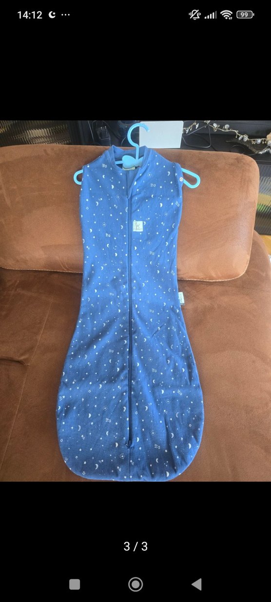 Koyu Mavi Bebek Uyku Tulumu - Görsel 3