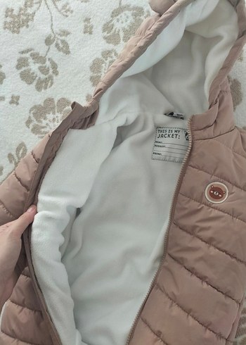 Kız Bebek Kahverengi Kürklü Tulumu - Görsel 3